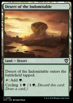 Desert of the Indomitable