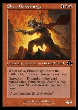 Skoa, Embermage