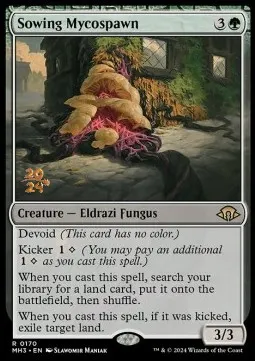 Sowing Mycospawn