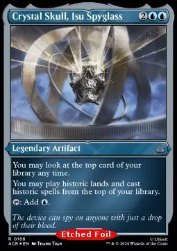 Crystal Skull, Isu Spyglass