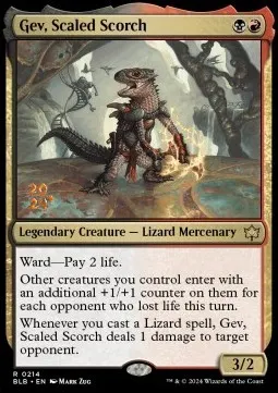 Gev, Scaled Scorch