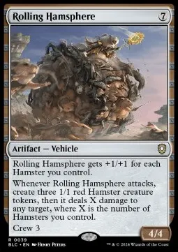 Rolling Hamsphere