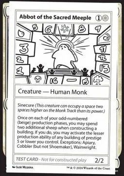 Abbot of the Sacred Meeple