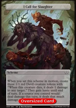 I Call for Slaughter