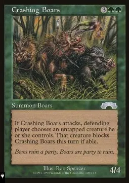 Crashing Boars
