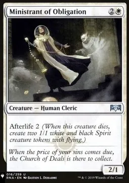Ministrant of Obligation