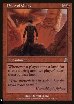Price of Glory