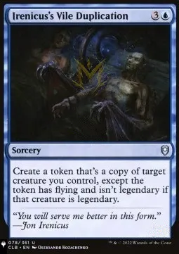 Irenicus's Vile Duplication
