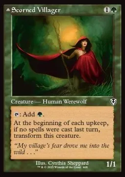 Scorned Villager // Moonscarred Werewolf