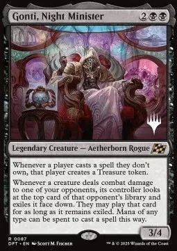 Gonti, Night Minister