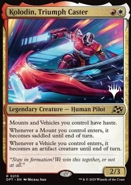 Kolodin, Triumph Caster