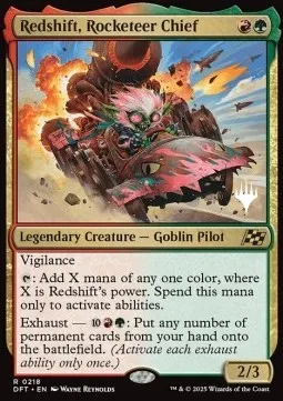 Redshift, Rocketeer Chief