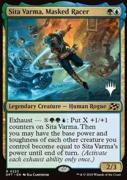 Sita Varma, Masked Racer