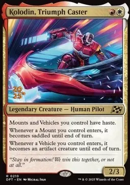 Kolodin, Triumph Caster