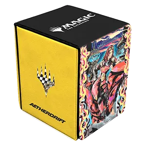 Aetherdrift: "Chandra, Spark Hunter" Alcove Flip Deck Box
