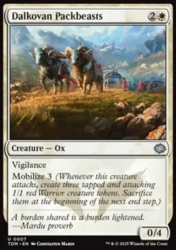 Dalkovan Packbeasts