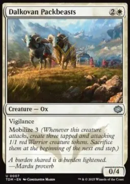 Dalkovan Packbeasts