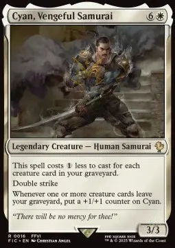Cyan, Vengeful Samurai