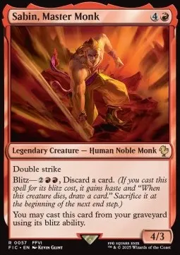 Sabin, Master Monk