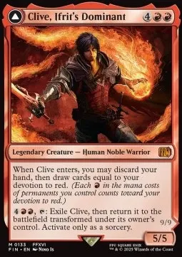 Clive, Ifrit's Dominant // Ifrit, Warden of Inferno