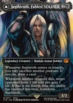 Sephiroth, Fabled SOLDIER // Sephiroth, One-Winged Angel