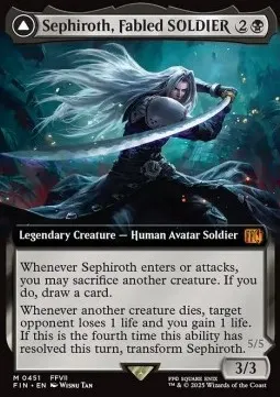 Sephiroth, Fabled SOLDIER // Sephiroth, One-Winged Angel