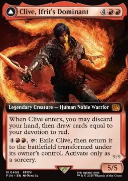 Clive, Ifrit's Dominant // Ifrit, Warden of Inferno