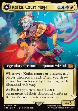 Kefka, Court Mage // Kefka, Ruler of Ruin