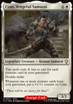 Cyan, Vengeful Samurai