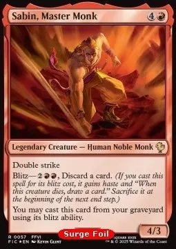 Sabin, Master Monk