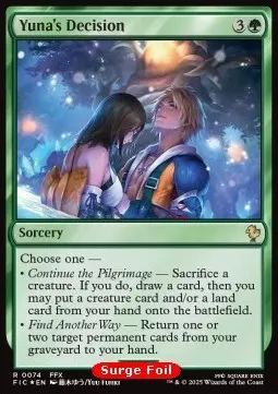 Yuna's Decision