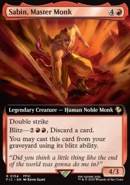 Sabin, Master Monk