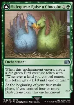 Sidequest: Raise a Chocobo // Black Chocobo