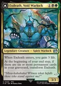 Exdeath, Void Warlock // Neo Exdeath, Dimension's End