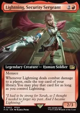 Lightning, Security Sergeant