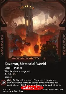 Kavaron, Memorial World
