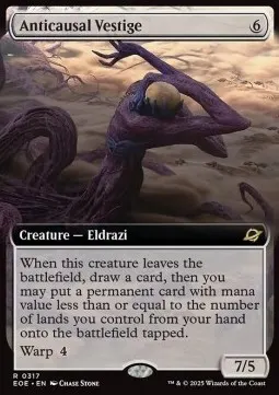 Anticausal Vestige