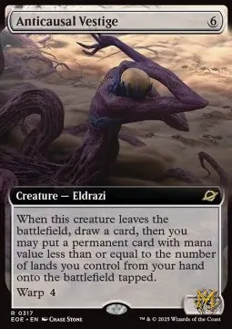 Anticausal Vestige
