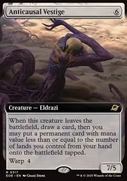 Anticausal Vestige