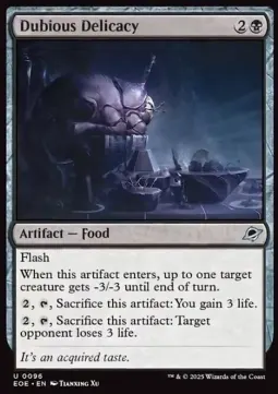 Dubious Delicacy