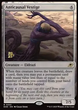 Anticausal Vestige