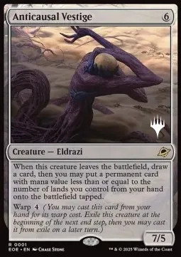 Anticausal Vestige