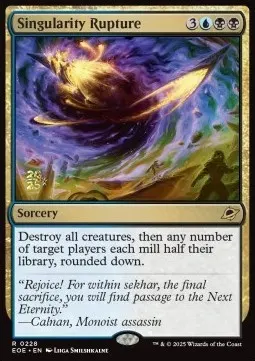 Singularity Rupture