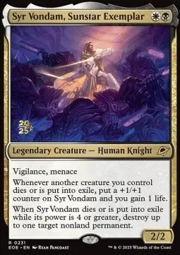 Syr Vondam, Sunstar Exemplar