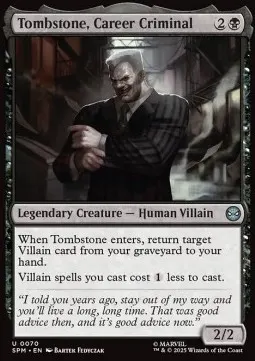 Tombstone, Career Criminal