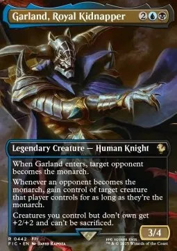 Garland, Royal Kidnapper