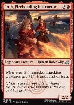 Iroh, Firebending Instructor
