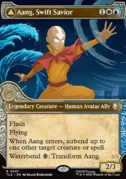 Aang, Swift Savior // Aang and La, Ocean's Fury