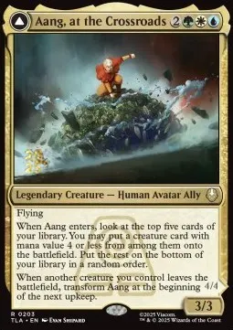 Aang, at the Crossroads // Aang, Destined Savior