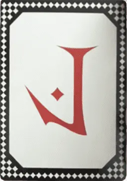 An Encyclopedia of Magic Face Card "J"